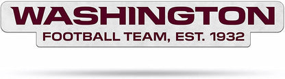 Washington Commanders Football Team Soft Felt Pennant, Logo Design, Shape Cut, 18 Inch, Easy To Hang by Fielders Choice