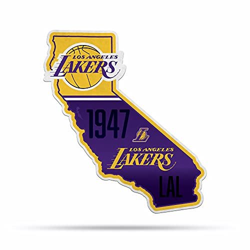 Los Angeles Lakers 18 Inch Pennant, State Design, Soft Felt by Fielders Choice