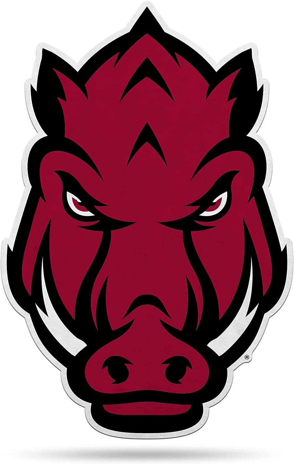 University of Arkansas Razorbacks Soft Felt Pennant, Mascot Design, Shape Cut, 18 Inch, Easy To Hang by Fielders Choice