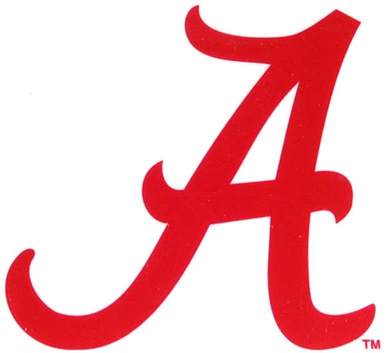 University of Alabama Crimson Tide 3 Inch Flat Static Cling Decal by Fielders Choice