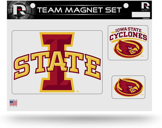Iowa State University Cyclones Multi Magnet Sheet Shape Cut 8x11 Inch by Fielders Choice