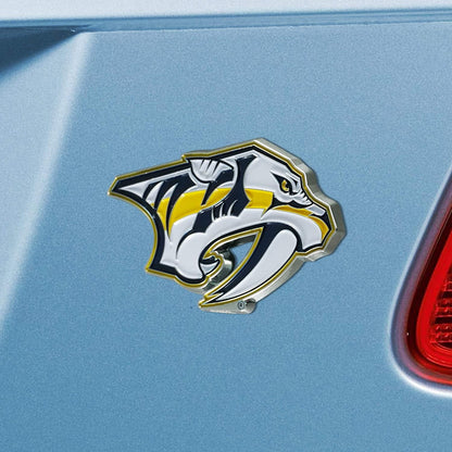 Nashville Predators Solid Metal Color Auto Emblem by Fielders Choice