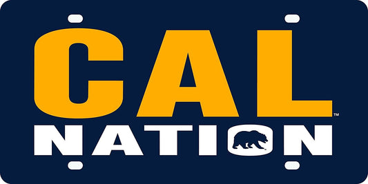 University of California Bears Cal Berkley Premium Laser Tag License Plate, Acrylic, Nation Design, 6x12 Inch by Fielders Choice