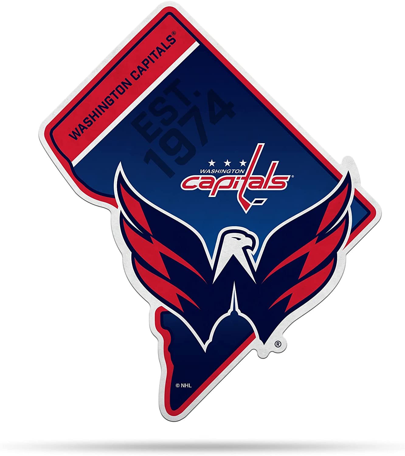 Washington Capitals 18" State Design Pennant Soft Felt by Fielders Choice