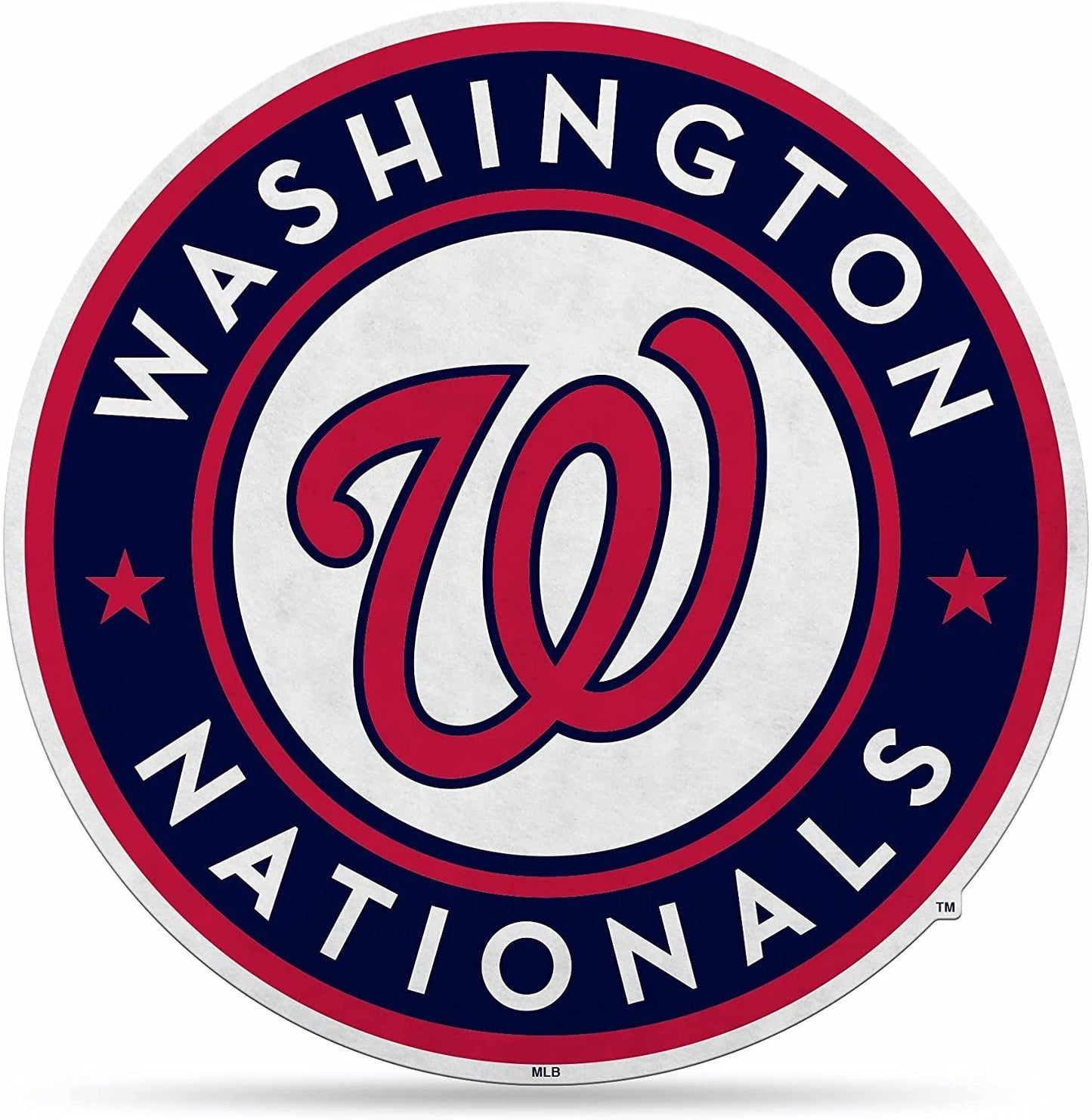 Washington Nationals Pennant Shape Cut Primary Logo Design by Fielders Choice