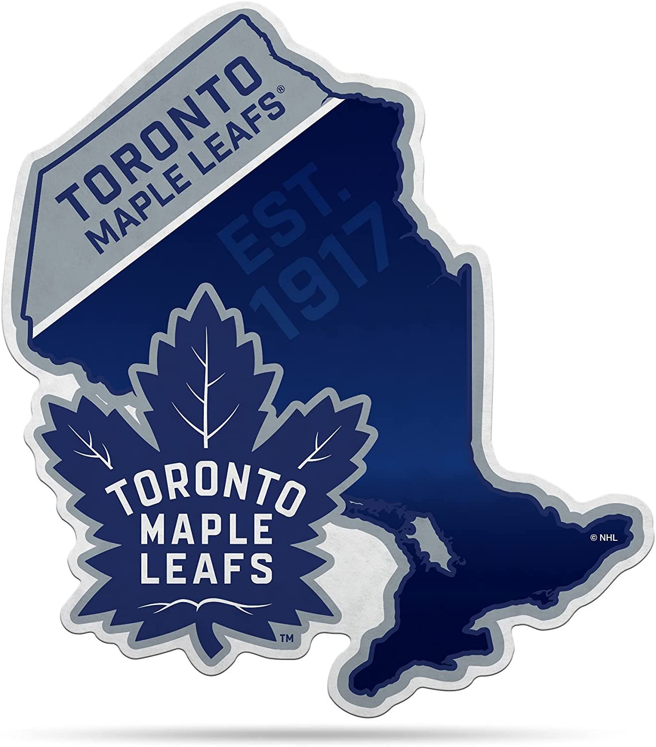 Toronto Maple Leafs 18" State Design Pennant Soft Felt by Fielders Choice