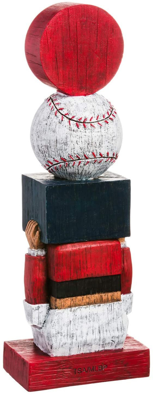 St Louis Cardinals 16 Inch Tiki Totem Pole Outdoor Resin Home Garden Statue Vintage Design Decoration Baseball by Fielders Choice