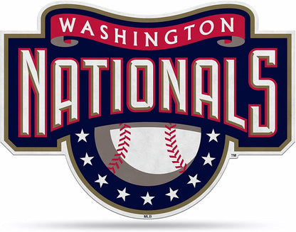 Washington Nationals Pennant Shape Cut Retro Design by Fielders Choice
