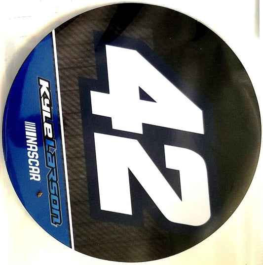 Kyle Larson #42 Magnet RR 4" Round Vinyl Auto Home Heavy Duty Racing by Fielders Choice