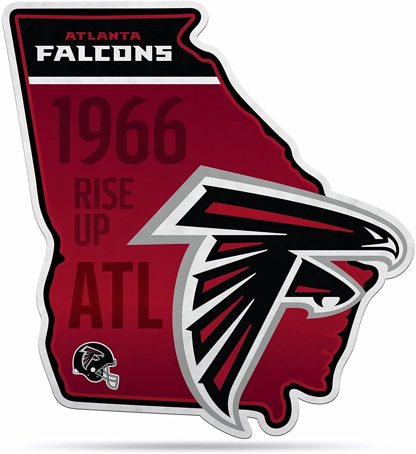 Atlanta Falcons Pennant State Shape 18 Inch Soft Felt by Fielders Choice