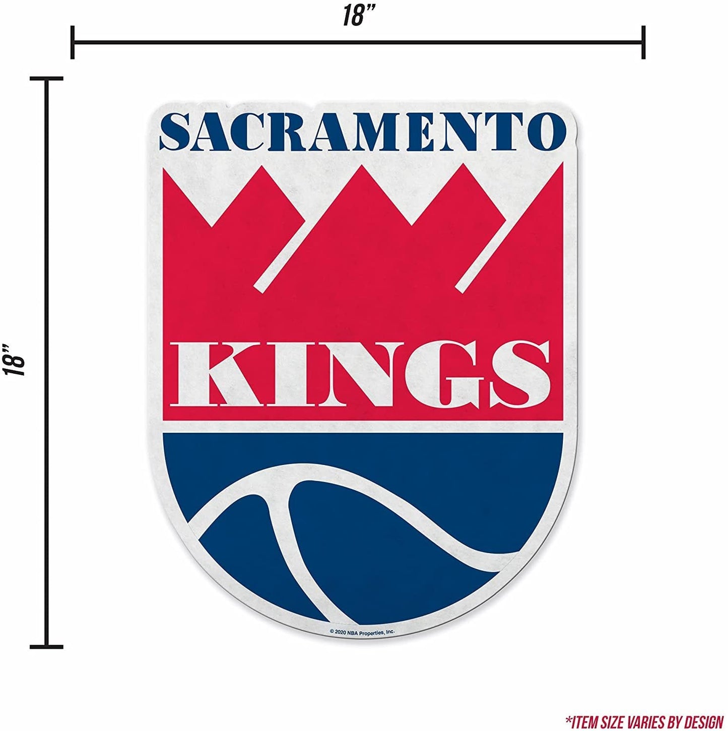 Sacramento Kings Soft Felt Pennant, Retro Design, 18 Inch by Fielders Choice