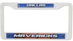Rico Dallas Mavericks NBA Plastic Auto License Plate Frame by Fielders Choice