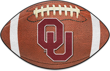 University of Oklahoma Sooners Floor Mat Area Rug, 20x32 Inch, Non-Skid Backing, Football Design by Fielders Choice