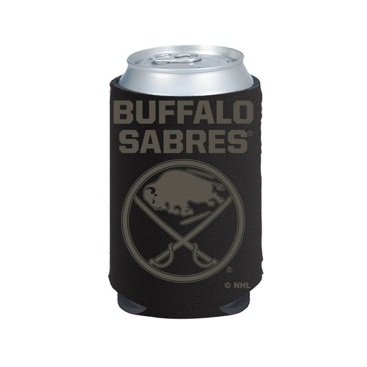 Buffalo Sabres 2-Pack BLACK TONAL CAN Koozie Neoprene Holder Cooler Decal Hockey by Fielders Choice