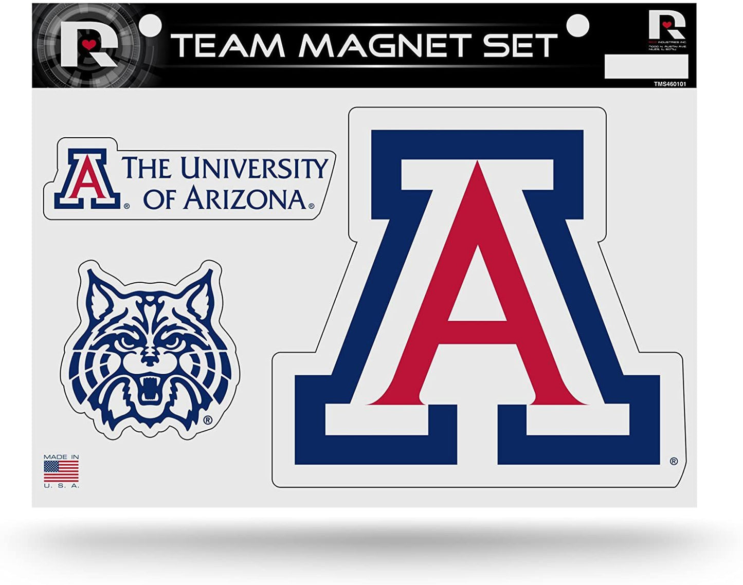 Arizona Wildcats University of Multi Magnet Sheet Shape Cut 8x11 Inch by Fielders Choice