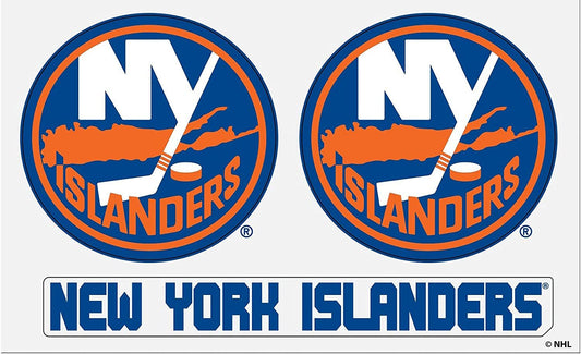 New York Islanders 3 Piece Multi Magnet Set, 8.5x11 Inch Sheet Auto Home by Fielders Choice