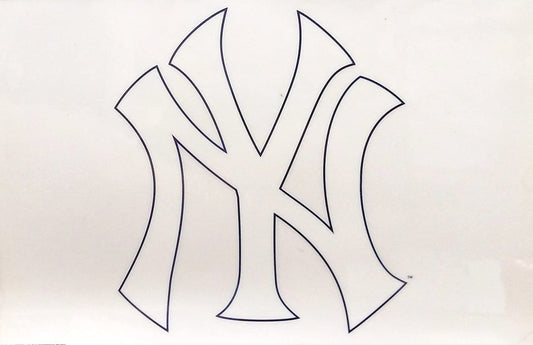 New York Yankees 18 Inch Jumbo Static Cling Decal Auto Home Window Baseball by Fielders Choice