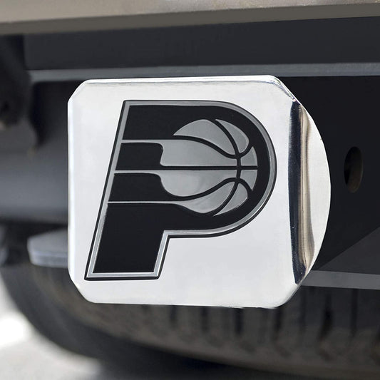 Indiana Pacers Hitch Cover Solid Metal with Raised Chrome Metal Emblem 2" Square Type III by Fielders Choice