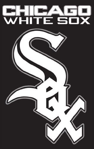 Chicago White Sox Banner Flag Premium Double Sided Embroidered Applique 28x44 Inch by Fielders Choice