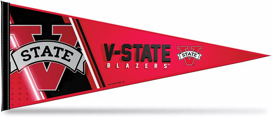 Valdosta State University Blazers Soft Felt Pennant, Primary Design, 12x30 Inch, Easy To Hang by Fielders Choice