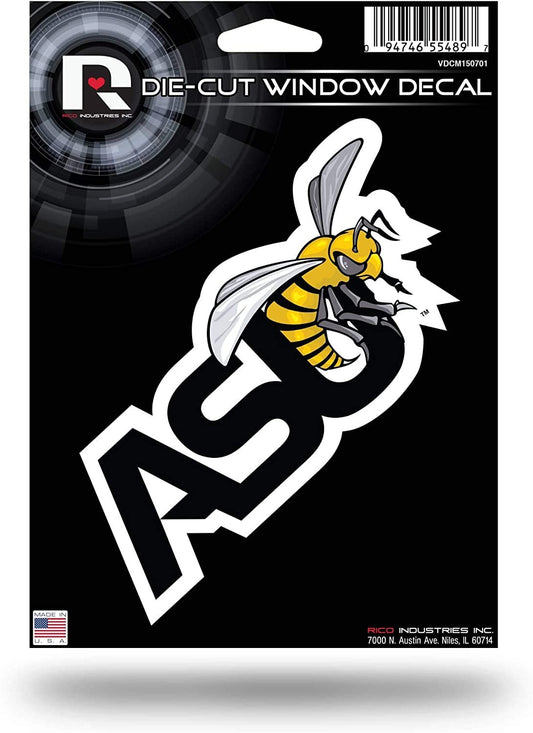 Alabama State University Hornets 5 Inch Die Cut Flat Vinyl Decal Sticker Adhesive Backing by Fielders Choice