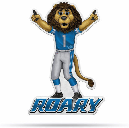 Detroit Lions Pennant Mascot Logo 18 Inch Soft Felt by Fielders Choice