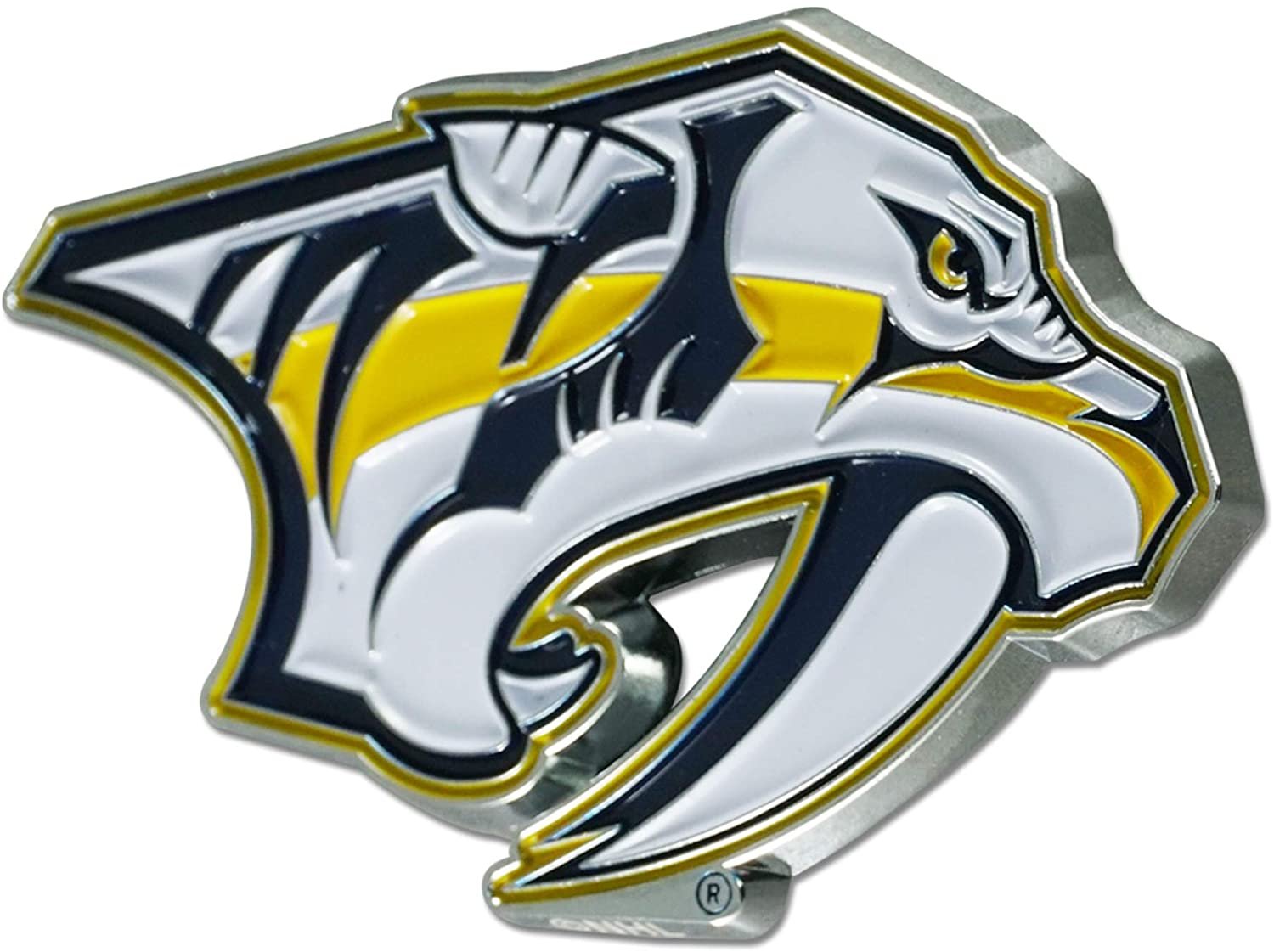 Nashville Predators Solid Metal Color Auto Emblem by Fielders Choice