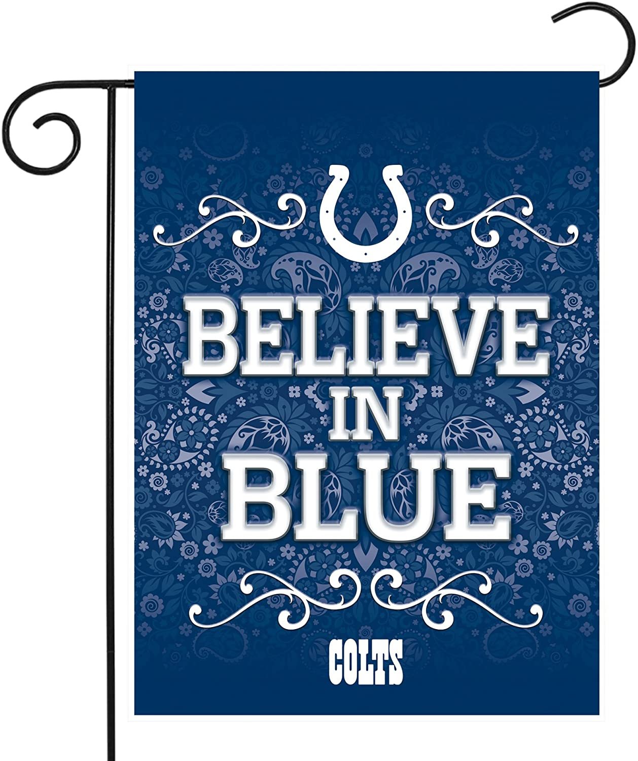 Indianapolis Colts Premium Garden Flag Banner, Double Sided, 13x18 Inch by Fielders Choice