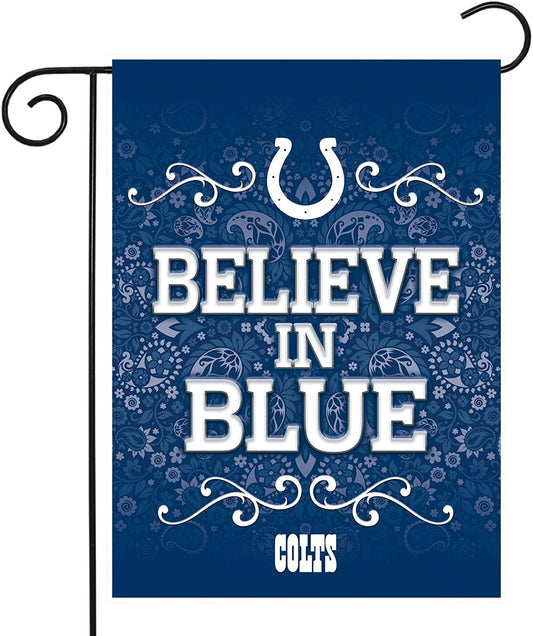 Indianapolis Colts Premium Garden Flag Banner, Double Sided, 13x18 Inch by Fielders Choice