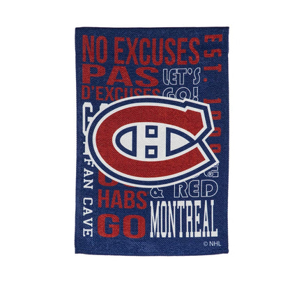 Montreal Canadiens Premium Garden Flag Banner, Double Sided, 13x18 Inch by Fielders Choice