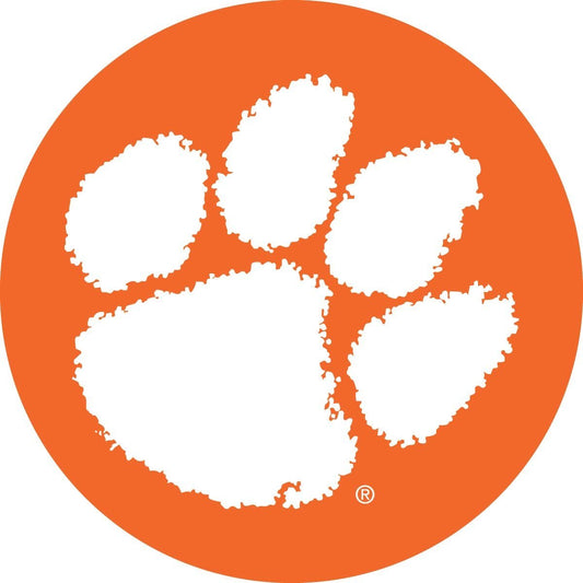 Clemson Tigers RR 4" Round Vinyl Decal Auto Home Window Glass University of by Fielders Choice
