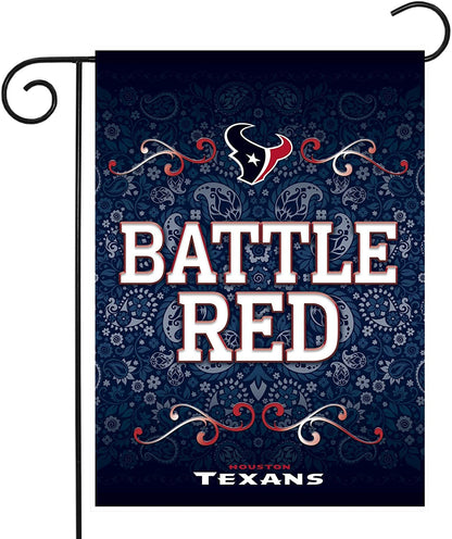Houston Texans Premium Garden Flag Banner, Double Sided, 13x18 Inch by Fielders Choice