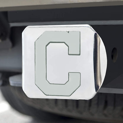 Cleveland Indians Hitch Cover Solid Metal with Raised Chrome Metal Emblem 2" Square Type III by Fielders Choice