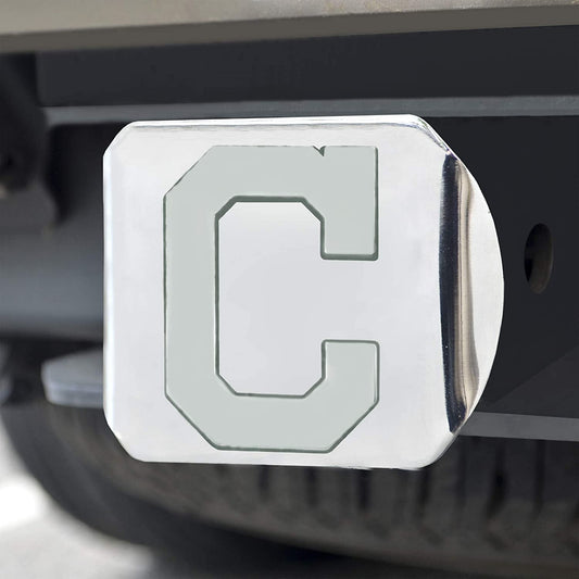 Cleveland Indians Hitch Cover Solid Metal with Raised Chrome Metal Emblem 2" Square Type III by Fielders Choice