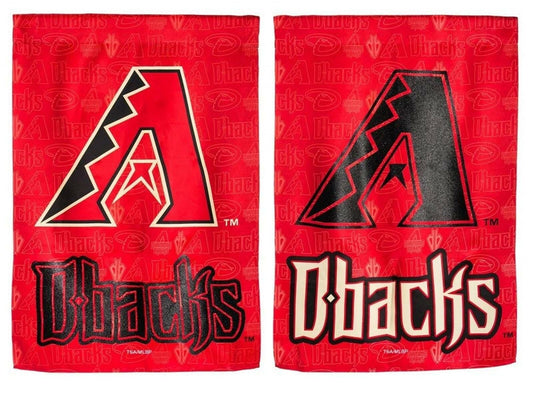 Arizona Diamondbacks EG GLITTER Premium 2-sided 29x43 BANNER House Flag Baseball by Fielders Choice