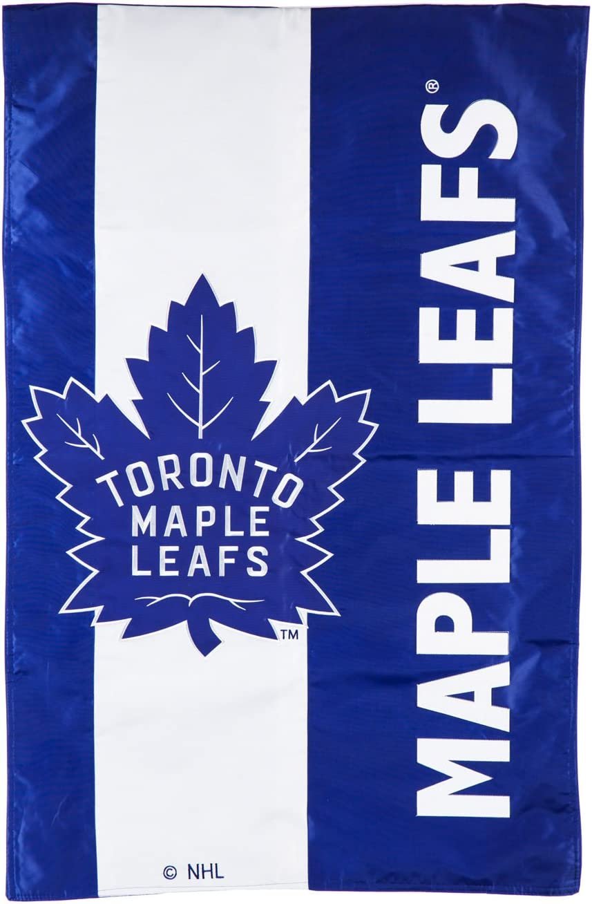 Toronto Maple Leafs Premium Double Sided Banner Flag Applique Embroidered 28x44 Inch Indoor Outdoor by Fielders Choice