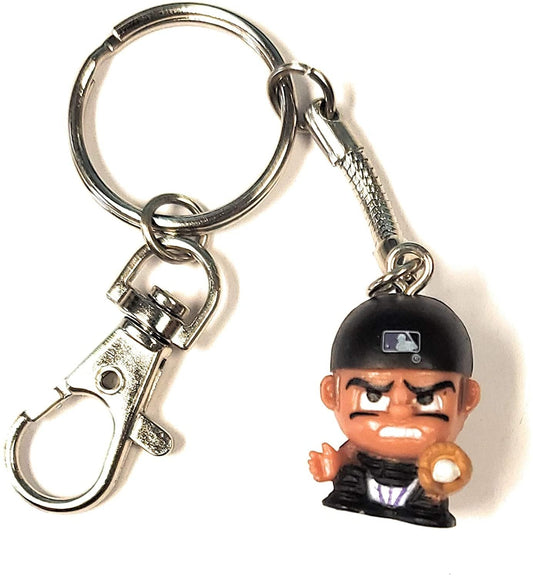 Colorado Rockies Teeny Mates Keychain Tag Along Figure Baseball by Fielders Choice