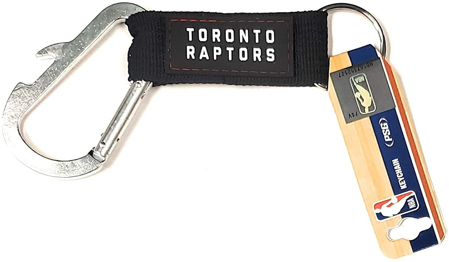 Toronto Raptors Premium Carabiner Clip Keychain Bottle Opener Combo by Fielders Choice