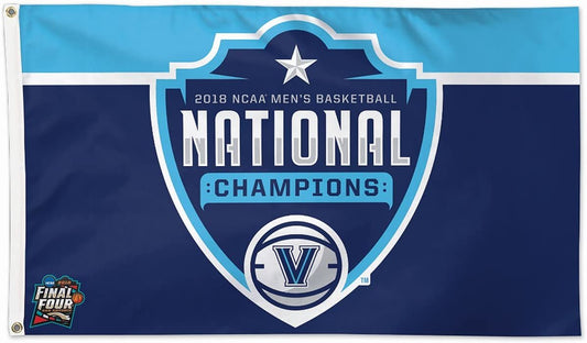 Villanova University Wildcats Premium 3x5 Feet Flag Banner, 2018 National Basketball Champions, Metal Grommets by Fielders Choice