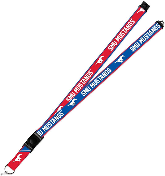 Southern Methodist Mustangs SMU Lanyard Keychain 2-sided Breakaway Clip University of by Fielders Choice