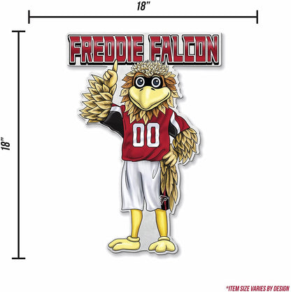 Atlanta Falcons Pennant Mascot Logo 18 Inch Soft Felt by Fielders Choice