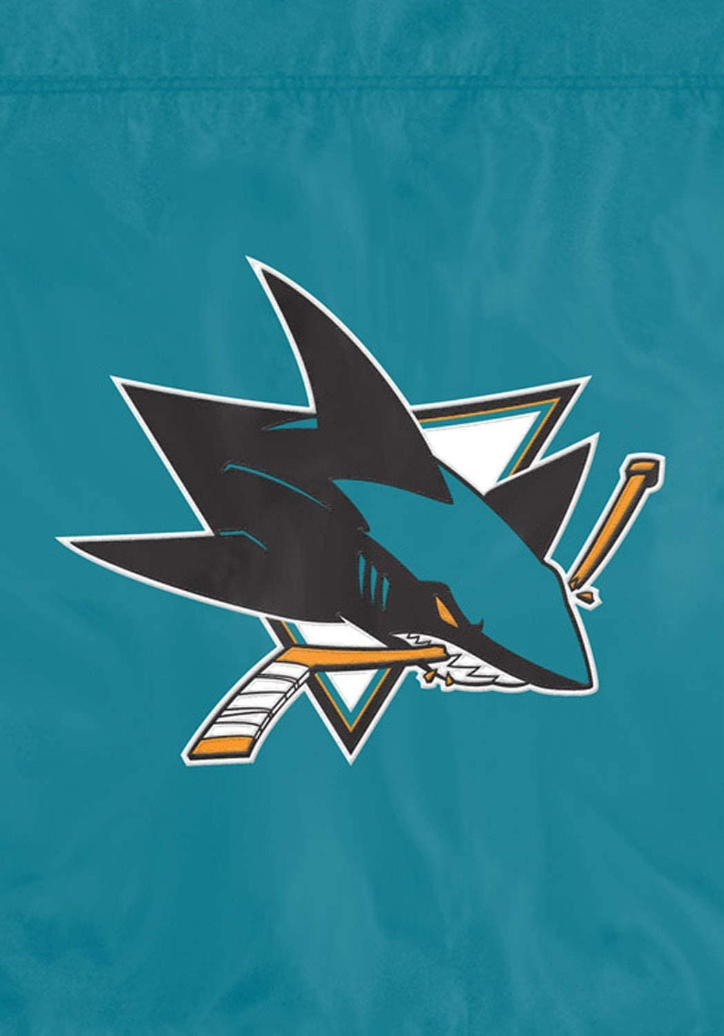 San Jose Sharks Garden Flag Banner, Window Display Option, Premium Embroidered, 10.5x15 Inch by Fielders Choice