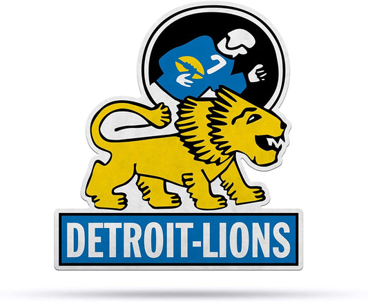 Detroit Lions Pennant Retro Logo 18 Inch Soft Felt by Fielders Choice