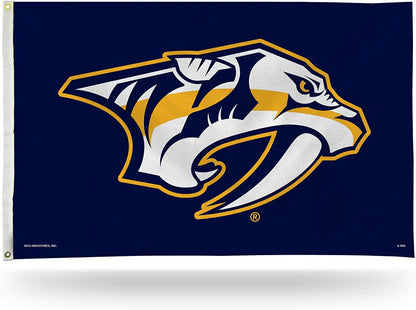 Nashville Predators 3x5 Feet Premium Flag Banner with Metal Grommets Outdoor by Fielders Choice