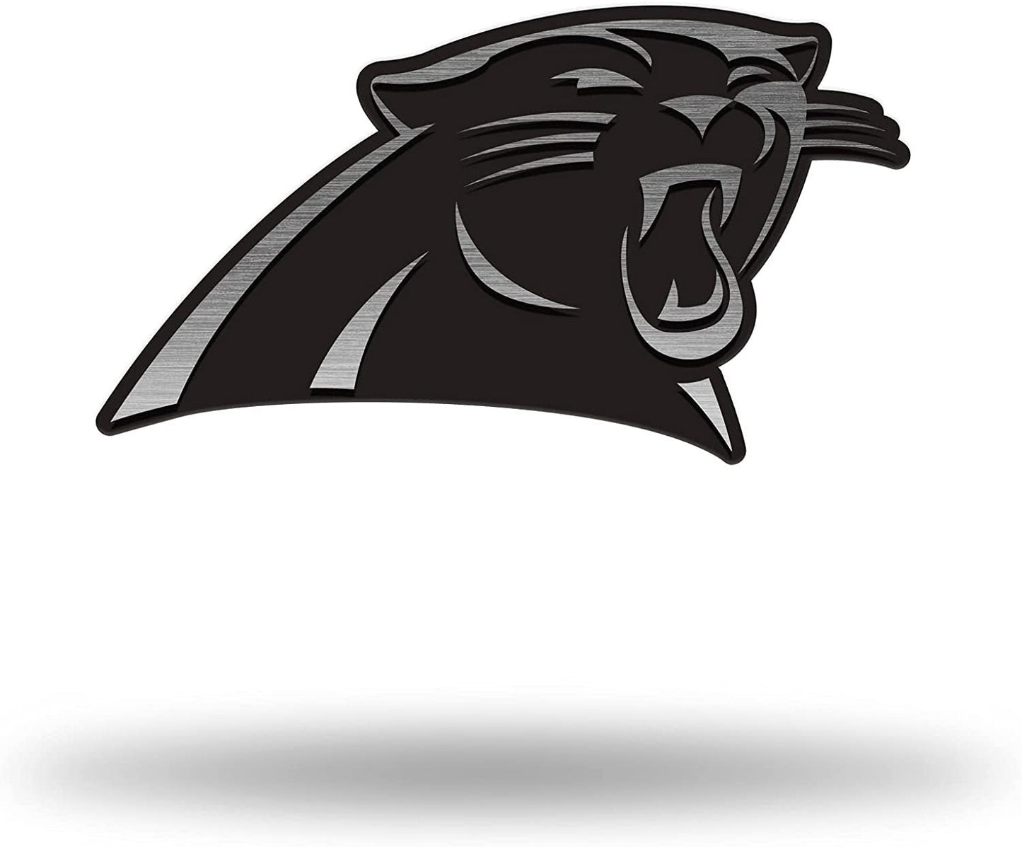 Carolina Panthers Solid Metal Auto Emblem Antique Nickel Design by Fielders Choice