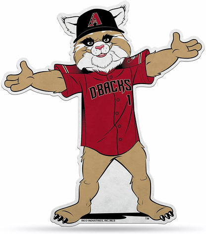 Arizona Diamondbacks Pennant Shape Cut Mascot Design by Fielders Choice