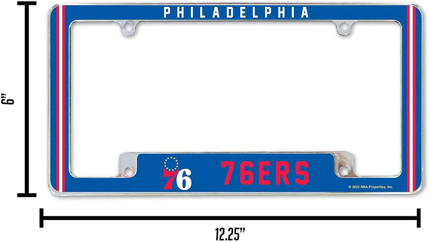 Martin Truex #19 Metal License Plate Frame Chrome Tag Cover 12x6 Inch All Over Design by Fielders Choice