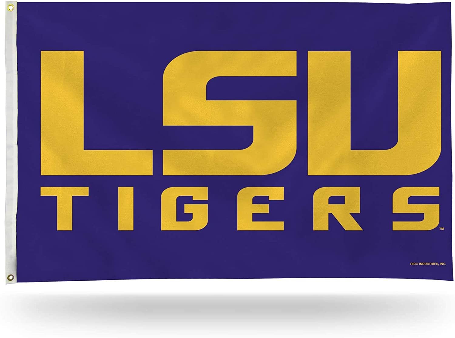 Louisiana State University Tigers LSU 3x5 Flag Banner Metal Grommets Outdoor Indoor by Fielders Choice