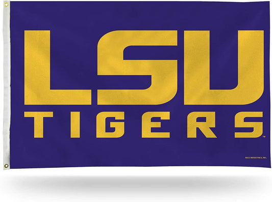 Louisiana State University Tigers LSU 3x5 Flag Banner Metal Grommets Outdoor Indoor by Fielders Choice