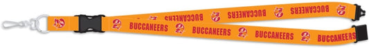 Tampa Bay Buccaneers Throwback Retro Logo Lanyard Keychain Double Sided Breakaway Safety Design Adult 18 Inch by Fielders Choice